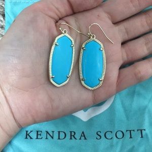 Kendra Scott turquoise drop earrings